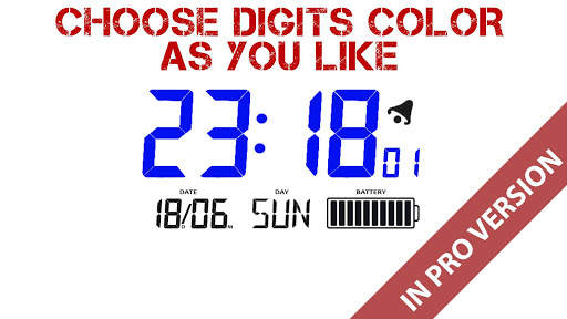 Battery Saving Digital Clocks Live Wallpaper screenshot 9