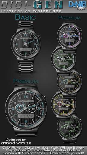 Digi-Gen HD Watch Face Widget & Live Wallpaper screenshot 1