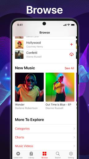 iPlayer OS14: Music Free Player 2021 - EQ Player screenshot 6
