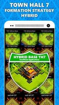 Base for COC TownHall 7 Hybrid screenshot 1