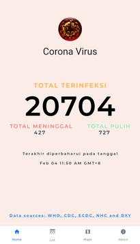 Corona Virus App screenshot 2