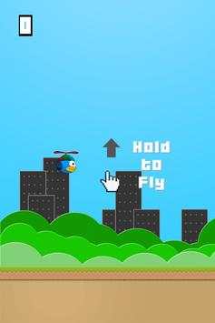 Flappy Helicopter bird screenshot 1