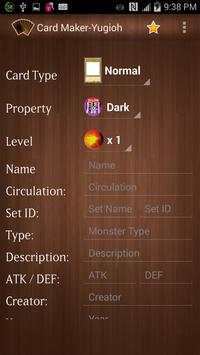 Card Maker-Yugioh screenshot 1