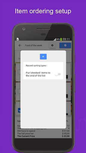 Shopping List Calculate Price screenshot 4