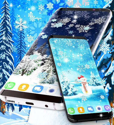 Snow winter live wallpaper screenshot 5