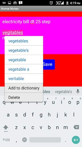 My Notes screenshot 2