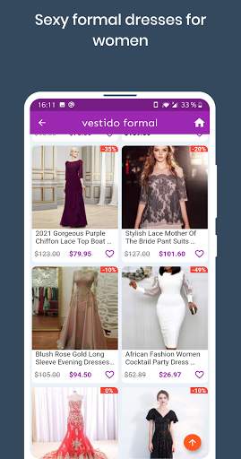 formal dresses for women shopping online app screenshot 6