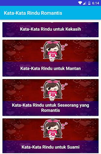 Kata-Kata Rindu Romantis screenshot 5