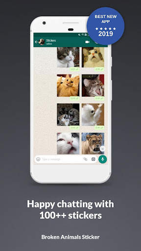 Broken Animal Meme Stickers WA screenshot 5