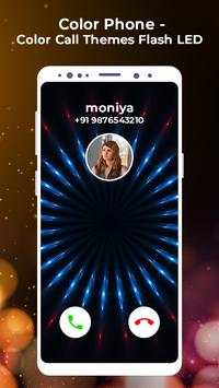 Color Phone - Color Call Themes Flash LED 3 تصوير الشاشة