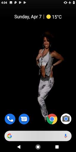 Hip Hop Dancer Girl Video Wallpaper screenshot 3