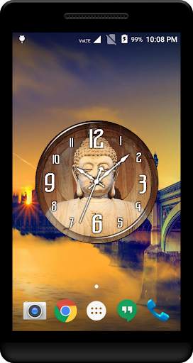 Buddha Clock Live Wallpaper screenshot 4