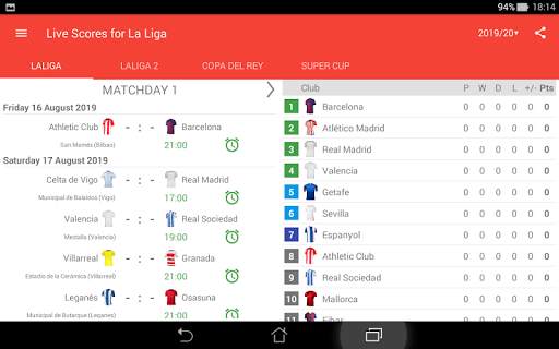 Live Scores for La Liga 2024 screenshot 12