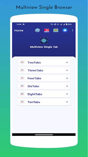 Multiview Sinlge Tab Browser screenshot 1