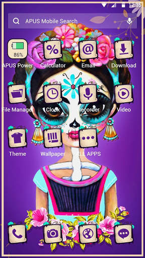 Day of Death APUS Launcher theme screenshot 2