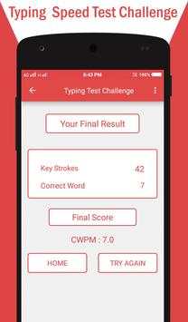 Typing Speed Test Challenge скриншот 3