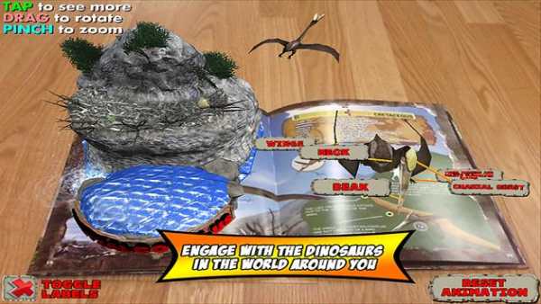PlayAR Dinosaurs 4D скриншот 2