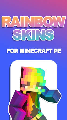 Rainbow Skin For Minecraft PE screenshot 1