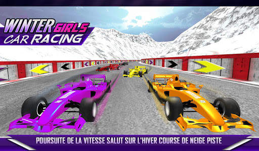 hiver filles voiture de course screenshot 9