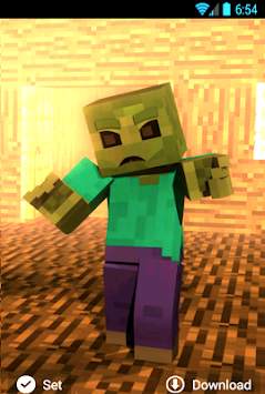 zombietown minecraft wallpaper screenshot 5