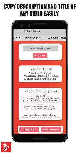 Tuber Tools - Grow Your Channel Easily स्क्रीनशॉट 5