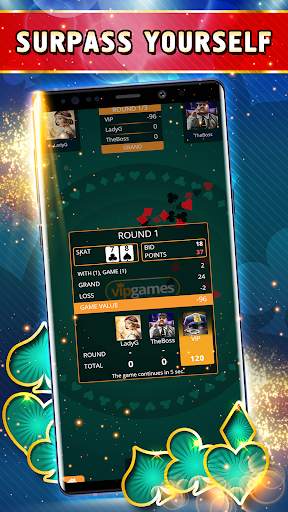 Skat Offline - Single Player Card Game screenshot 5