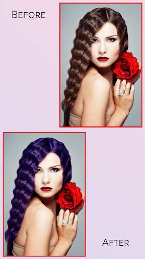 Recolor my Hair - Colorful Hair Color Changer 5 تصوير الشاشة