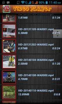 MP4/3GP HD Video Player screenshot 1