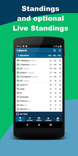 Fodbold DK screenshot 1