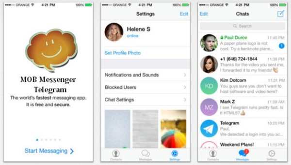 MOB Messenger Telegram - chat screenshot 4
