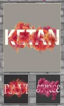 Smoke Effect Name Art - Name Maker 3 تصوير الشاشة