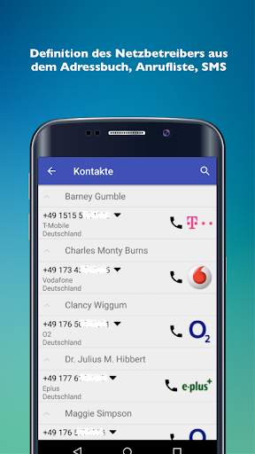 Mobilfunkbetreiber screenshot 2