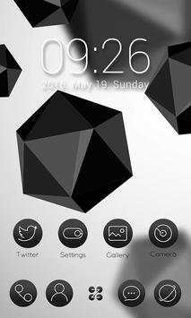 Black & White Launcher Theme screenshot 6