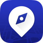 GPS Автономный маршрут поиска маршрута иконка
