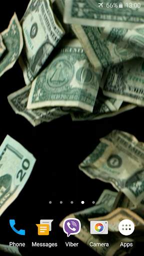 Falling Money 3D Wallpaper स्क्रीनशॉट 2
