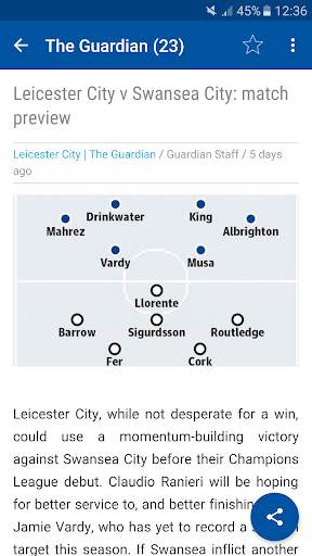 Leicester Football News screenshot 4