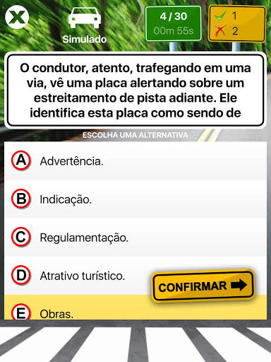 Simulado CNH screenshot 8