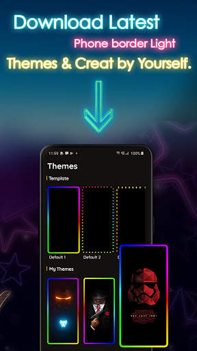 Phone Screen Edge Border Light Live Wallpaper screenshot 5