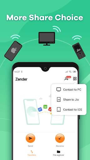 Zender: Share, File Transfer like Xender, Share it screenshot 4