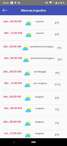Prévisions météo direct screenshot 2