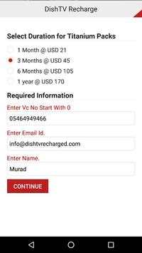 My Dish Recharged screenshot 3