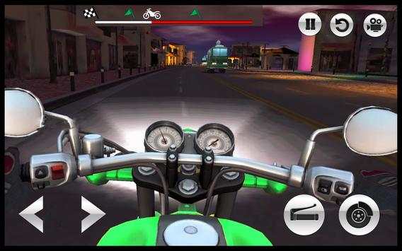 Moto Racing : Real City Highway Bike Rider Game 3D screenshot 2