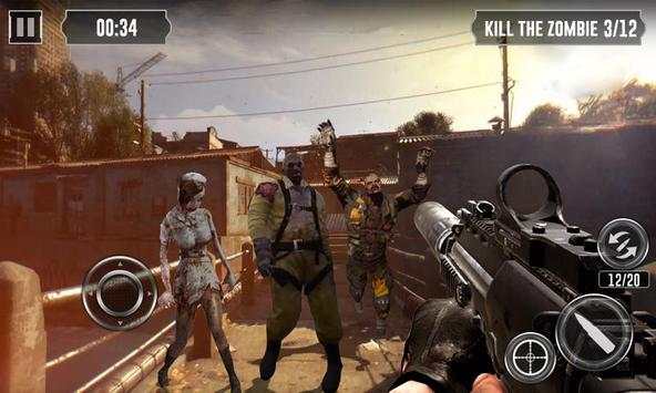 Zombie Sniper Assault 3D - Zombie Shooting Game screenshot 1