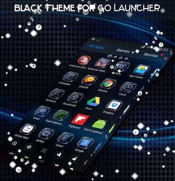 Dark Blue Launcher Theme screenshot 1