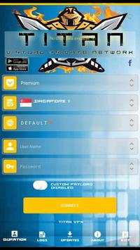 Titan VPN screenshot 1