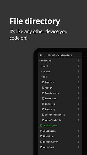 Dcoder, Compiler IDE :Code & Programming on mobile screenshot 2