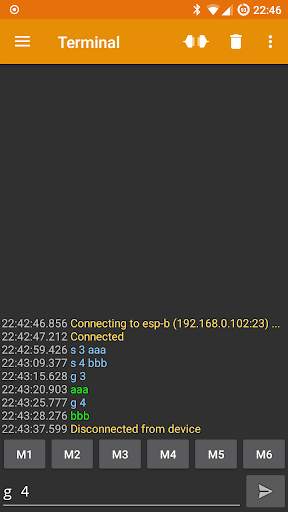 Serial WiFi Terminal скриншот 1