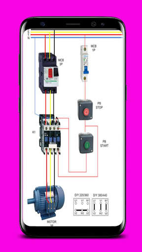 Electrical Motor Wiring Diagram скриншот 2