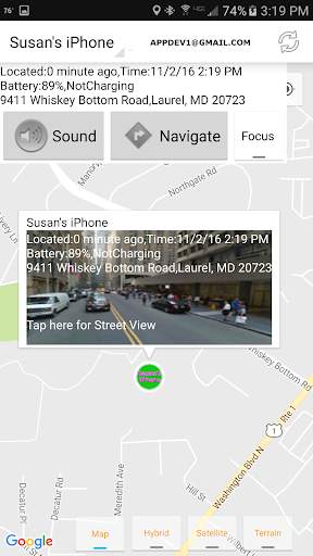 Find iPhone, Android, Xfi Loc screenshot 8