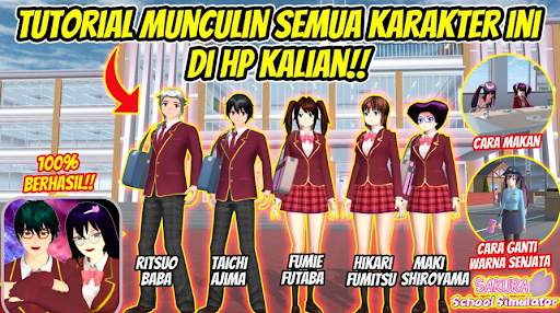 Guide SAKURA SCHOOL SIMULATOR Bahasa Indonesia screenshot 4